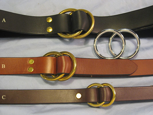 Narragansett Leathers - Double Ring Belts